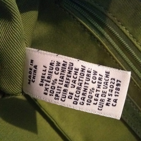 Banana Republic Green leather shoulder bag - Picture 6 of 8